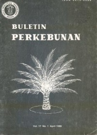 Buletin Perkebunan Volume 17 Nomor 1 April 1986