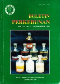 Buletin Perkebunan Volume 22 Nomor 3 September 1991