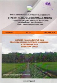 Badan Meteorologi Klimatologi dan Geofisika Tahun XIV No. 10 Oktober 2014