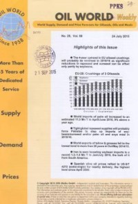 Oil World Weekly Vol. 58 No. 29  / 24 July 2015