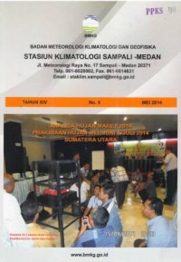 Badan Meteorologi Klimatologi dan Geofisika Tahun XIV No. 5 Mei 2014