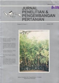 Jurnal Penelitian dan Pengembangan Pertanian Volume 18 Nomor 1 Januari 1999