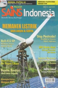 Sains Indonesia Edisi 16 / April 2013