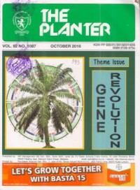 The Planter Vol. 92 No. 1087 October 2016