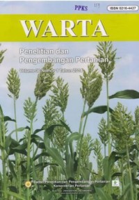 Warta Penelitian dan Pengembangan Pertanian Volume 36 Nomor 1 Tahun 2014