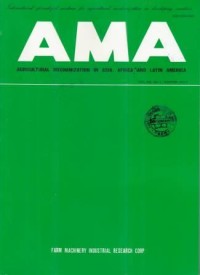 Agricultural Mechanization in Asia, Africa and Latin America (AMA) Vol.48 No. 1 Winter 2017