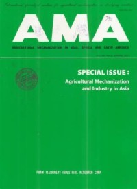 Agricultural Mechanization in Asia, Africa and Latin America (AMA) Vol.48 No. 2 Spring 2017