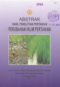 Abstrak Hasil Penelitian Pertanian Perubahan Iklim pertanian Tahun 2013