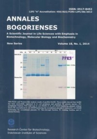 Annales Bogorienses Volume 18, No. 1, Tahun 2014