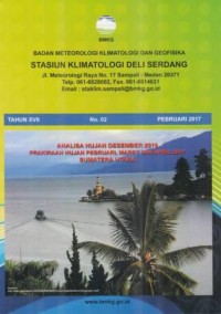 Badan Meteorologi Klimatologi dan Geofisika Tahun XVII No. 02 Januari 2017