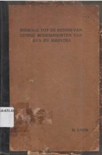 Bijdrage tot de kennis van eenige bodemsoorten van java en sumatra