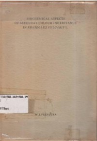 Biochemical aspects of seedcoat colour inheritance in Phaseolus vulgaris L.