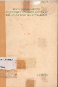 Biochemical aspects of juvenile hormone action the adult Locusta migratoria