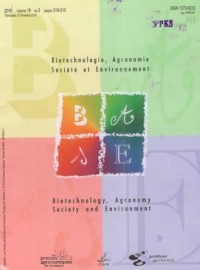 Biotechnologie, Agronomie Societe et Environnement Volume 19 No 3 Tahun 2015