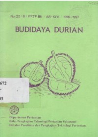 Budidaya durian.