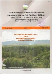 Badan Meteorologi Klimatologi dan Geofisika Tahun XVIII No.06 Mei 2013