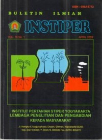 Buletin Ilmiah Instiper Vol. 16 No. 1 April 2009