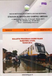 Badan Meteorologi Klimatologi dan Geofisika Tahun XV No. 11 Agustus 2015