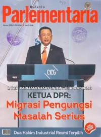 Buletin Parlementaria Nomor: 1001/I/IV/2018