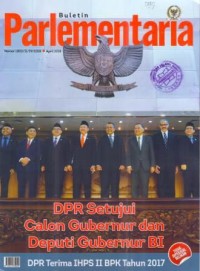 Buletin Parlementaria Nomor: 1002/II/IV/2018