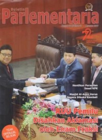 Buletin Parlementaria Nomor: 970/I/VIII/2017