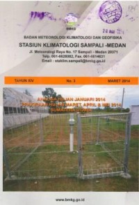 Badan Meteorologi Klimatologi dan Geofisika Tahun XIX No. 3 Februari 2014