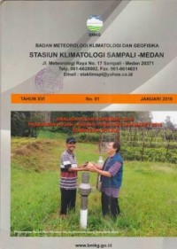 Badan Meteorologi Klimatologi dan Geofisika Tahun XVI No. 01 Januari 2016