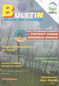 Buletin Informasi Iklim & Lingkungan Vol. III Maret 2017