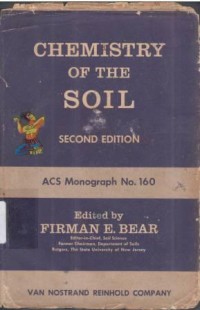 Chemistry of the soil-ACS Monograph no. 160