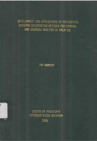 Development and applications of differential scanning colorimetric methods for physical and chemical analysis of palm oil