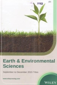 Earth & Environmental Sciences September to Desember 2015 titles