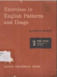 Exercises in English Patterns and Usage