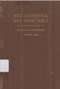 Het Leerboek Der Fruitteelt