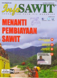 Info Sawit Vol. VIII No. 8 Agustus 2015