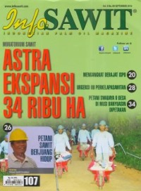 Info Sawit Vol. X No. 09 September 2016