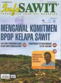 Info Sawit Vol. XI No. 05 Mei 2017