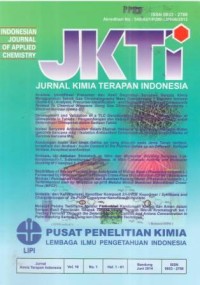 Jurnal Kimia Terapan Indonesia (JKTI) Volume. 16 No. 1 Juni 2014