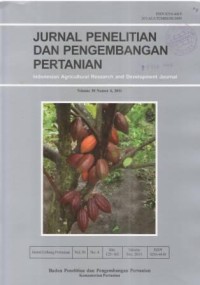 Jurnal Penelitian dan Pengembangan Pertanian Volume 30 Nomor 4 Desember 2011