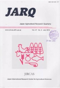 Japan Agricultural Research Quarterly ( JARAQ )Vol. 47 No. 3 July 2013