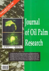 Journal of Oil Palm Research (JOPR) Vol. 28 (1) March 2016