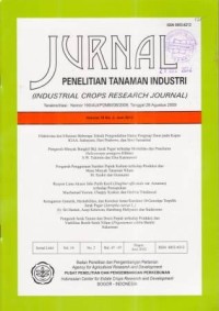 Jurnal Penelitian Tanaman Industri Volume 18 No 2 Juni 2012