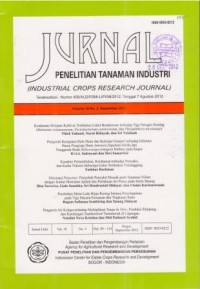 Jurnal Penelitian Tanaman Industri Volume 18 No 3 September 2012