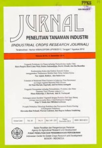 Jurnal Penelitian Tanaman Industri Volume 21 No. 2 Juni  2015