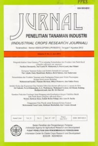 Jurnal Penelitian Tanaman Industri Volume 21 No. 2 Juni  2015