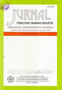 Jurnal Penelitian Tanaman Industri Volume 21 No. 3 September  2015