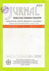 Jurnal Penelitian Tanaman Industri Volume 22 No. 4 Desember 2016