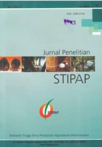 Jurnal Penelitian STIPAP Vol. 5 No. 1 Juni 2014