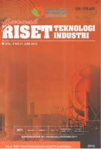 Jurnal Riset Teknologi Industri Vol. 6 No. 11 Juni 2012