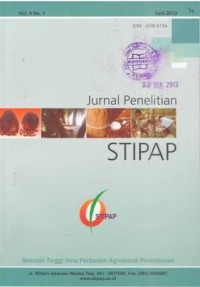 Jurnal Penelitian STIPAP Vol. 4 No. 1 Juni 2013