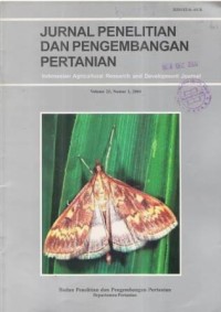 Jurnal Penelitian dan Pengembangan Pertanian Volume 23 Nomor 1 Tahun 2004